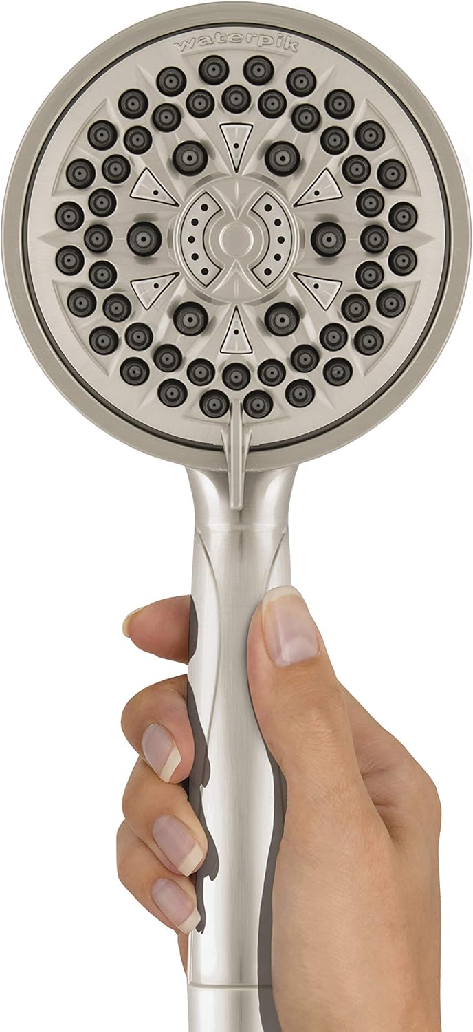 Detachable Hand Held Shower Head with 7 Spray Settings, Pack of 2 R277