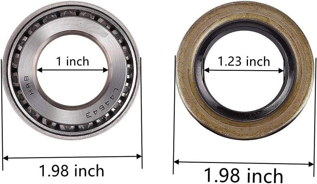EZGO Front Wheel Hub Bearing and Seal Kit S558421