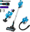 Cordless Stick Vacuum Cleaner, 23Kpa 265W, 45min Runtime, 10-in-1 Lightweight, Blue E4783