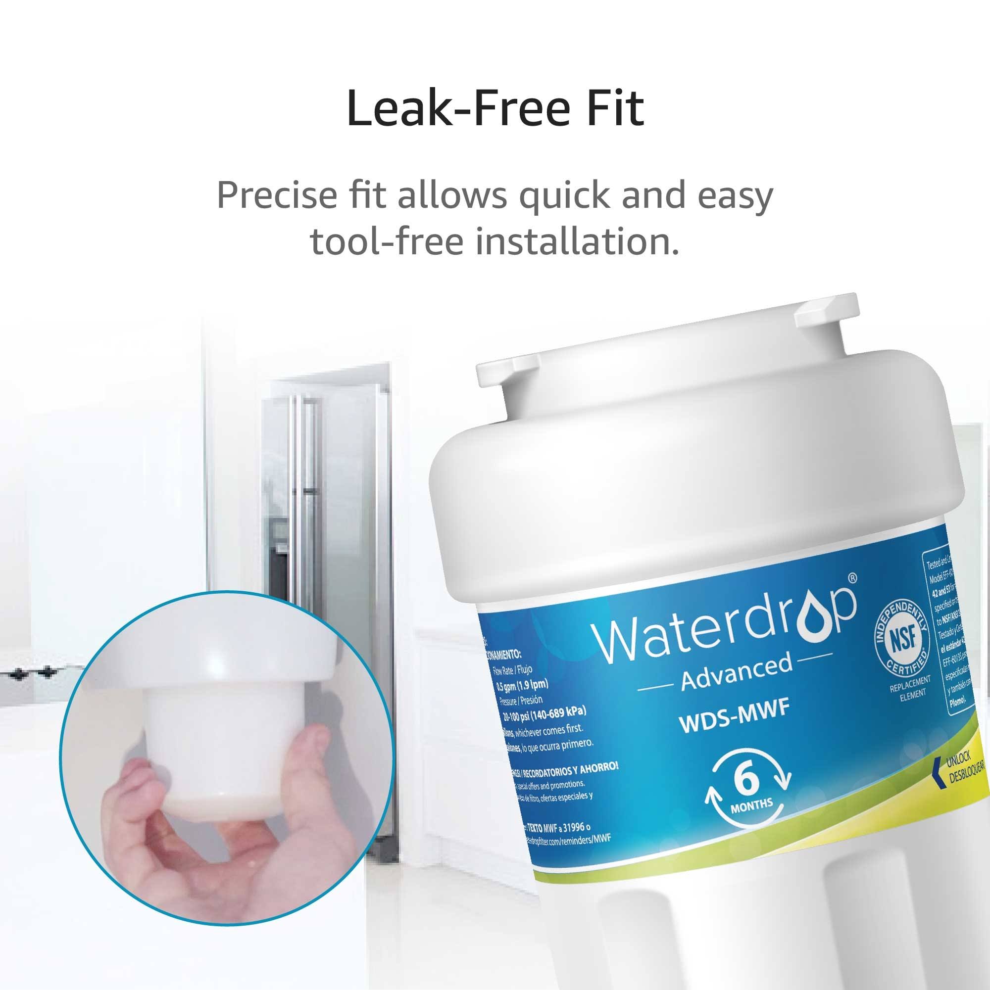 4 Pack Refrigerator Water Filter Cartridge Q173