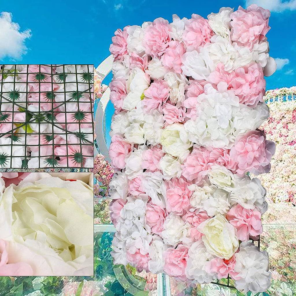 6Pcs Silk Artificial Flower Wall Panels M20013