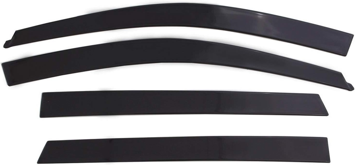 4-Piece Dark Smoke Side Window Deflector J540