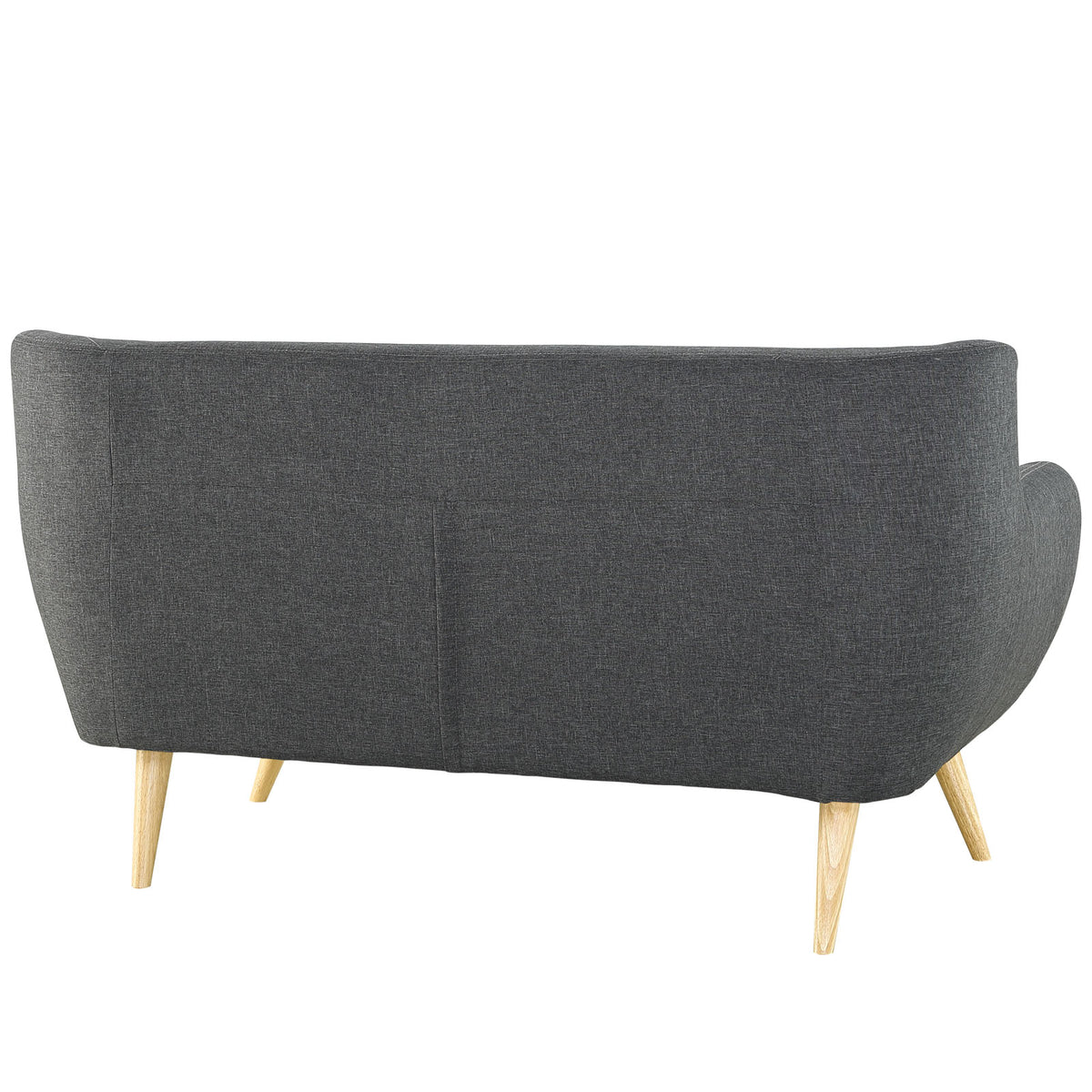Grey Fabric Plywood Two PCS Living Room Set B909