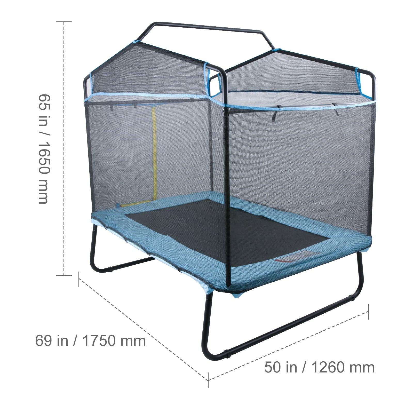6FT Trampoline with Enclosure Net Q42614