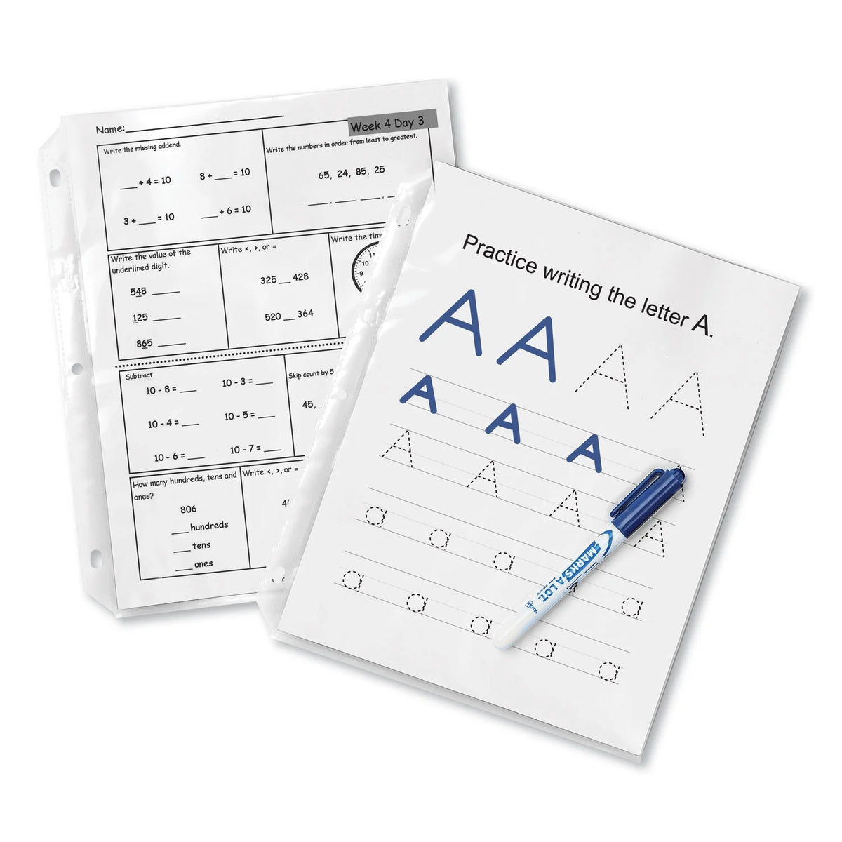 Letter Nonglare Poly Sheet Protectors, 200/Box E5748