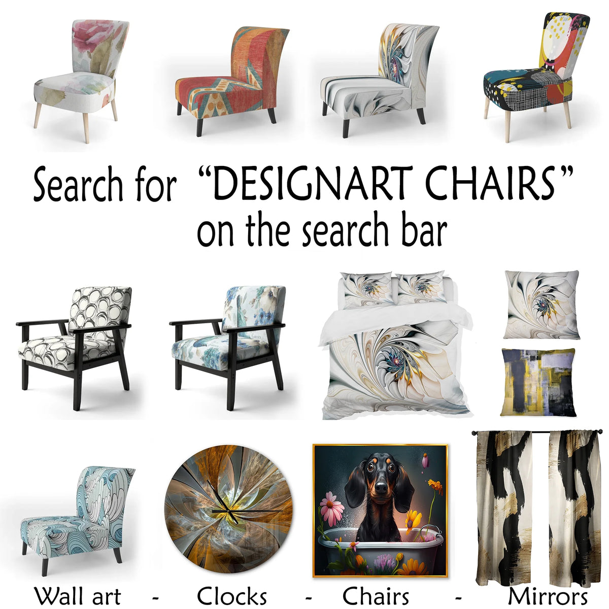Upholstered Floral & Botanical Accent Chair and Traditional Arm Chair P80426