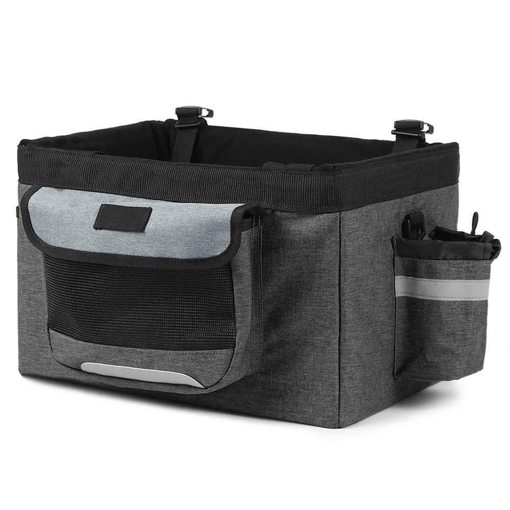 Foldable Bike Basket Dog Cat Carrier Camping Tote Bag U460412