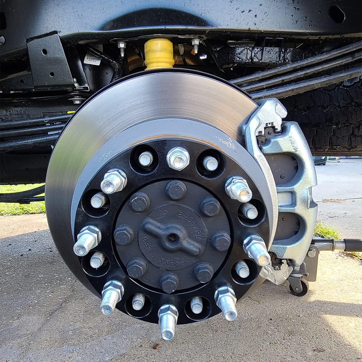 Black Forged 2 Inch Wheel Adapters Pack of 4 Y78728