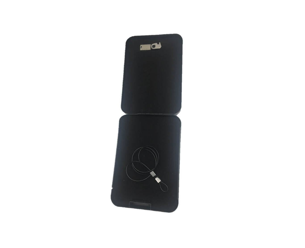 Compact Portable Security Box Safe with Combo Lock Black D368