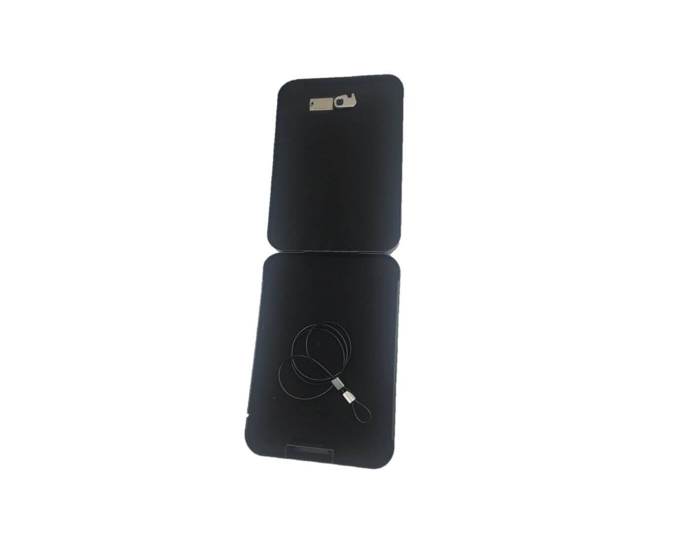 Compact Portable Security Box Safe with Combo Lock Black D368
