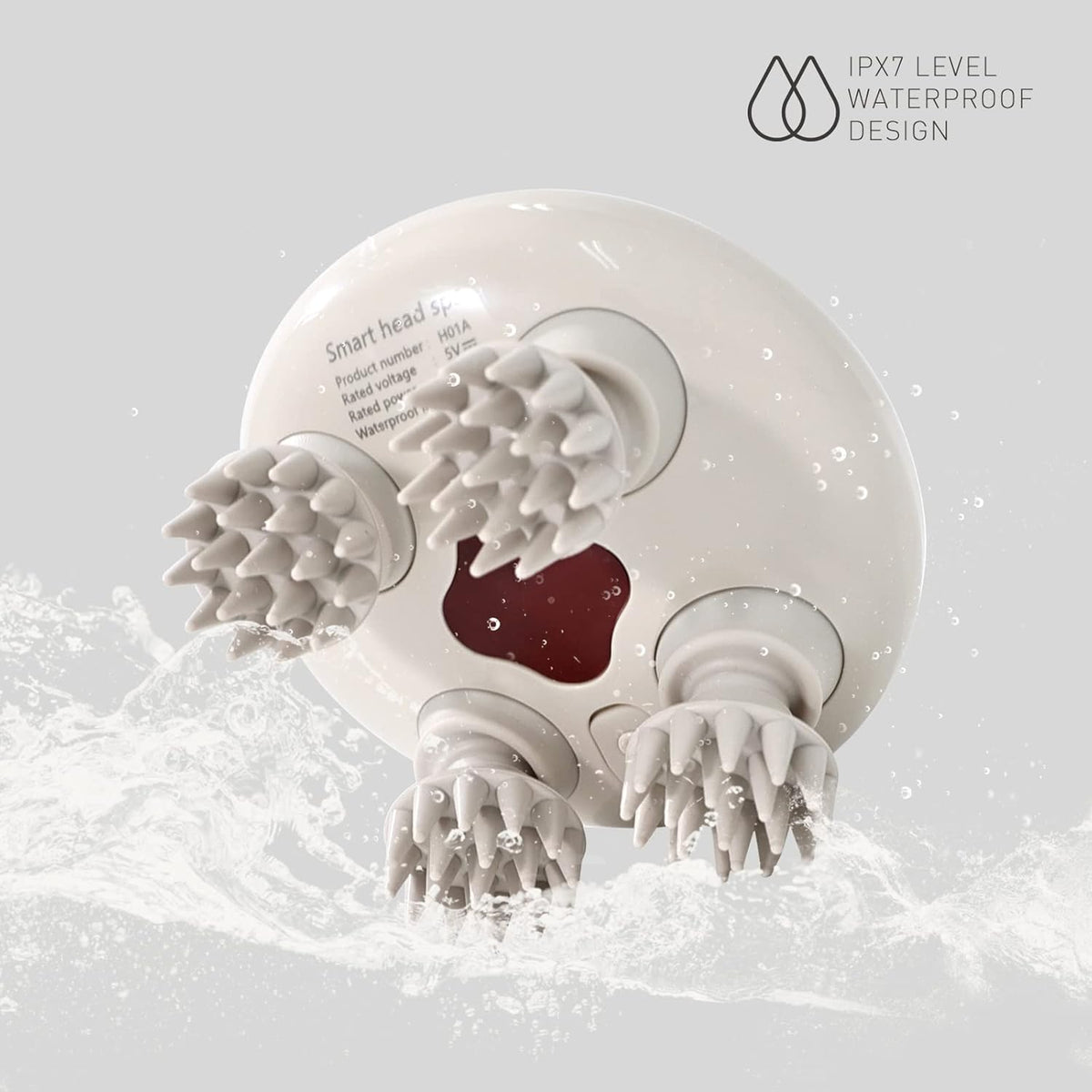 Cordless Rechargeable IPX7 Waterproof Scalp Massager, Pack of 2 E6020