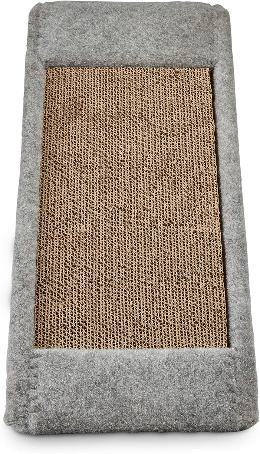 Cat Ramp with Refillable Double Scratcher, Multi-Color Pack of 2 C32357