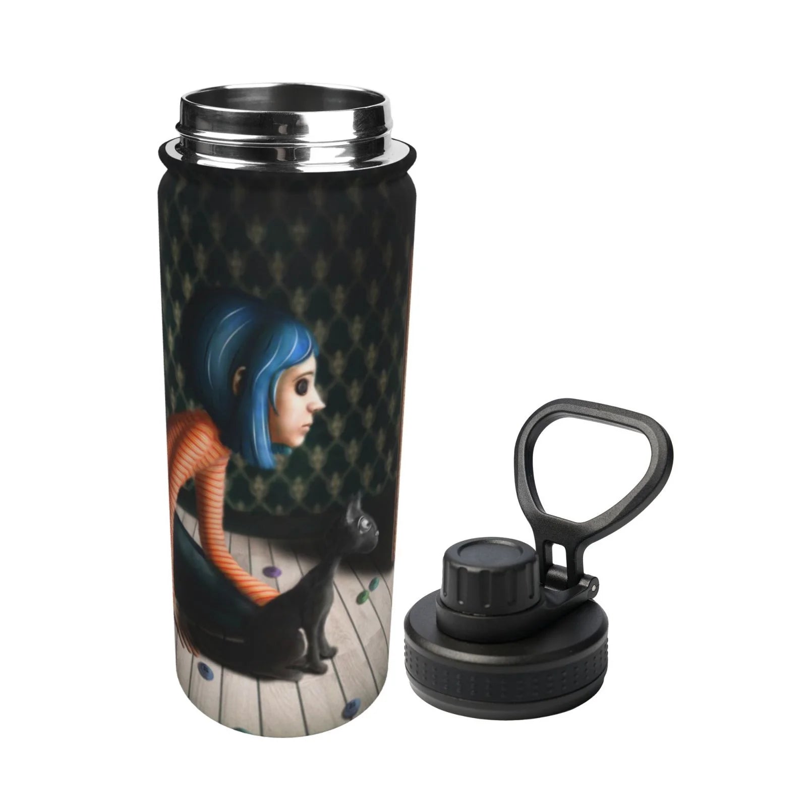 18OZ Insulated Stainless Steel Water Bottle V997188
