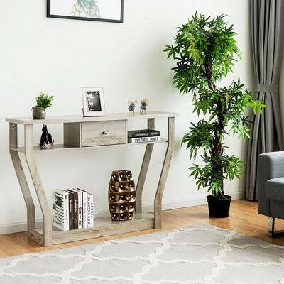 Gray Console Table T954