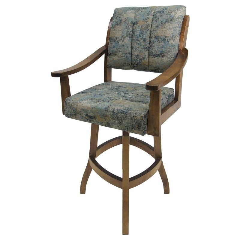 Swivel Solid Wood Bar Stool J21565