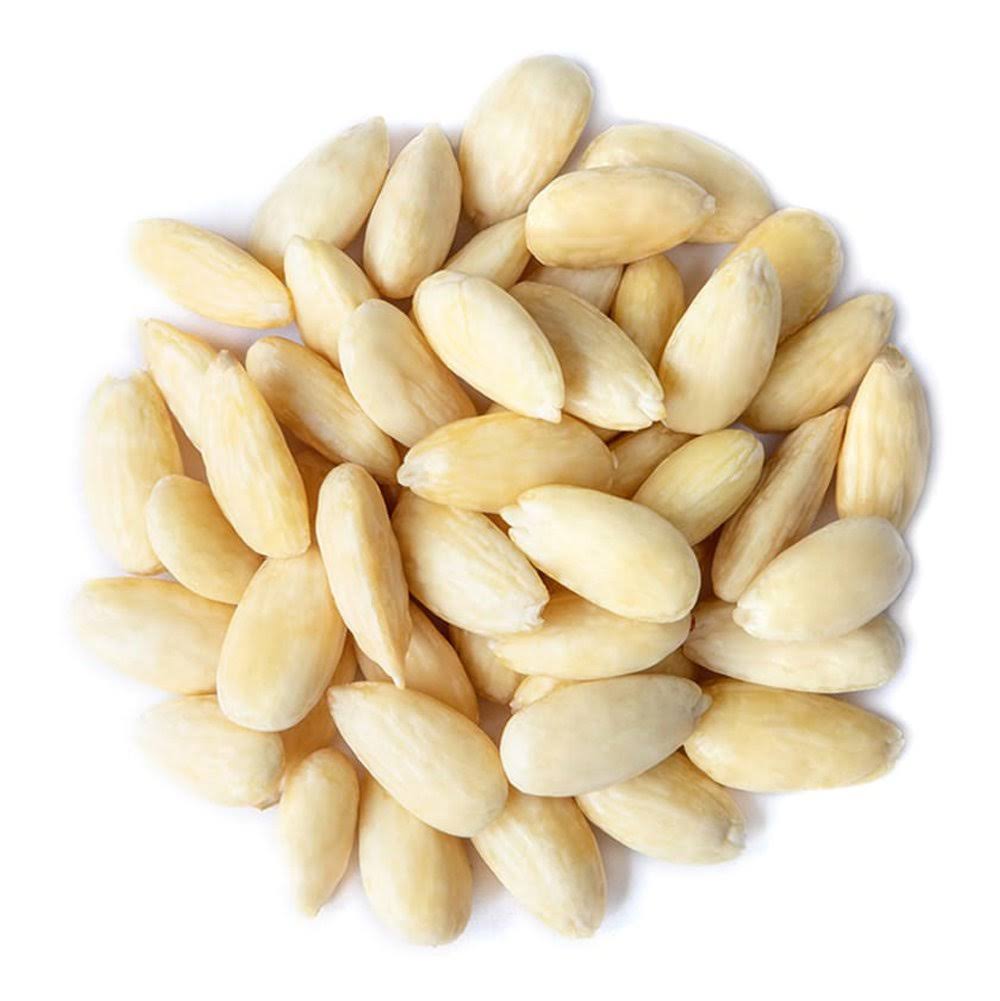 Organic Blanched Whole Almonds, 8 Pounds T558432