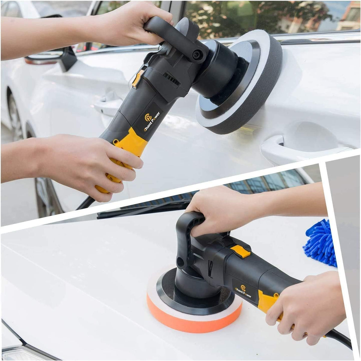 6 Inch Dual Action Polisher with Variable Speeds T357