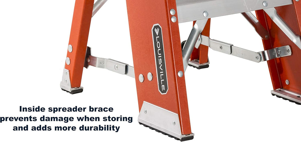 Fiberglass Step Stand, 2-Foot, Orange D70609