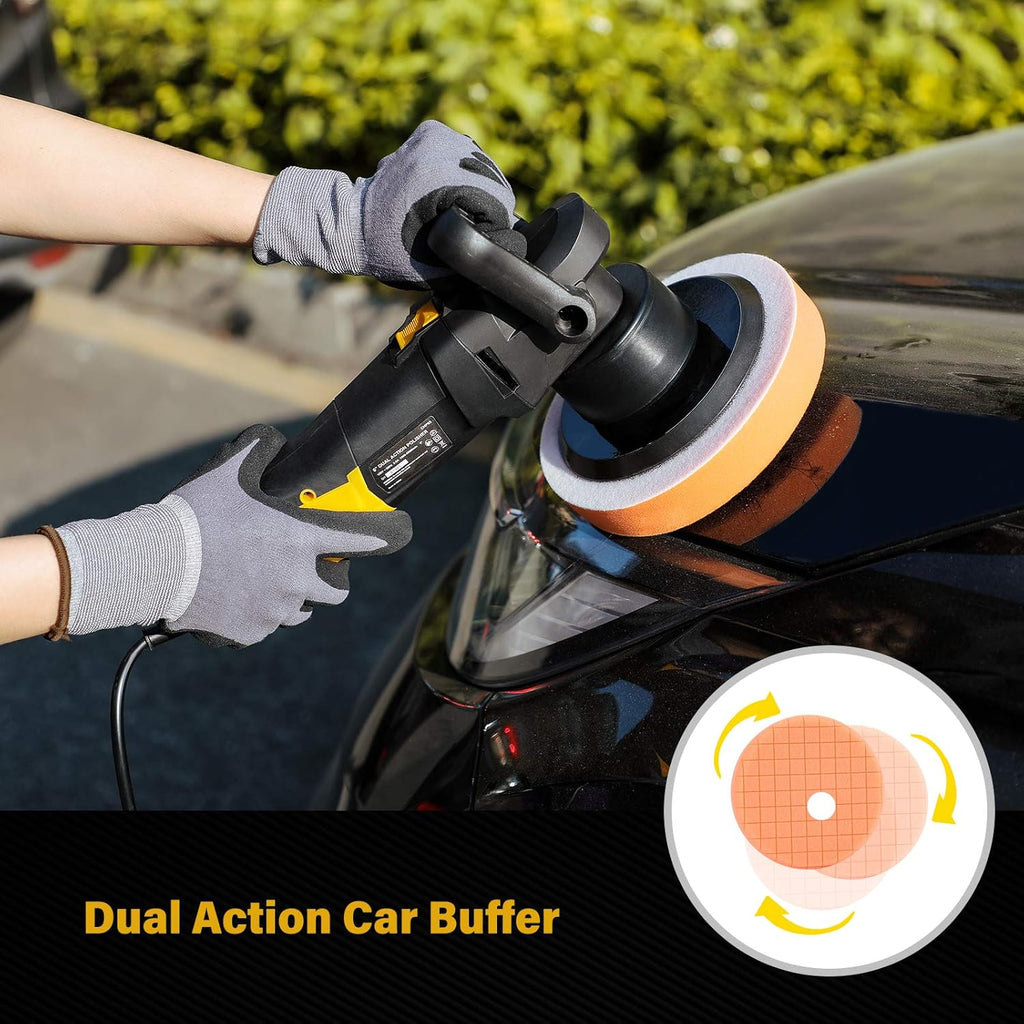 6 Inch Dual Action Polisher with Variable Speeds T357
