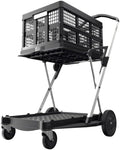 Collapsible Cart with Storage Crate (Red) Q778601
