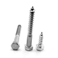 Hex Lag Screw Low Carbon Steel Zinc Plated Pk 62 T477