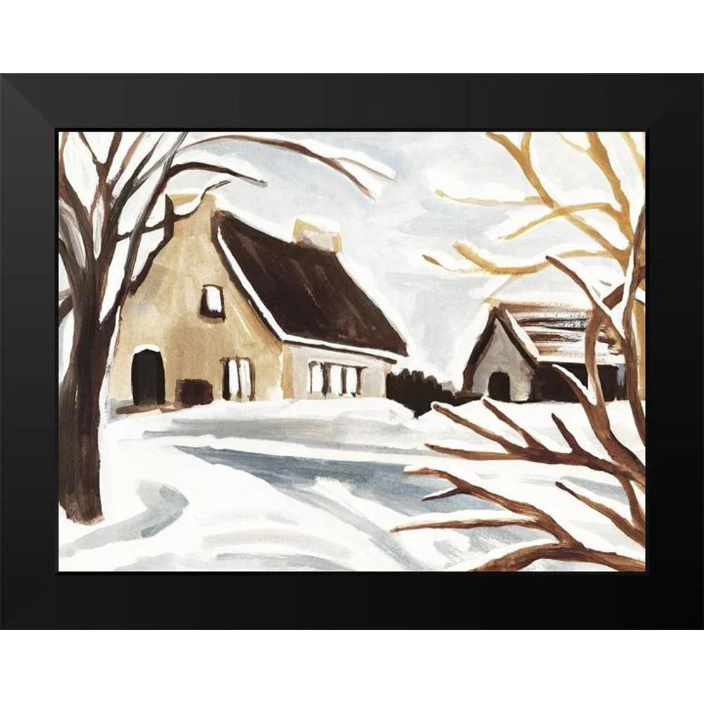 Black Modern Framed Museum Art Print W3771