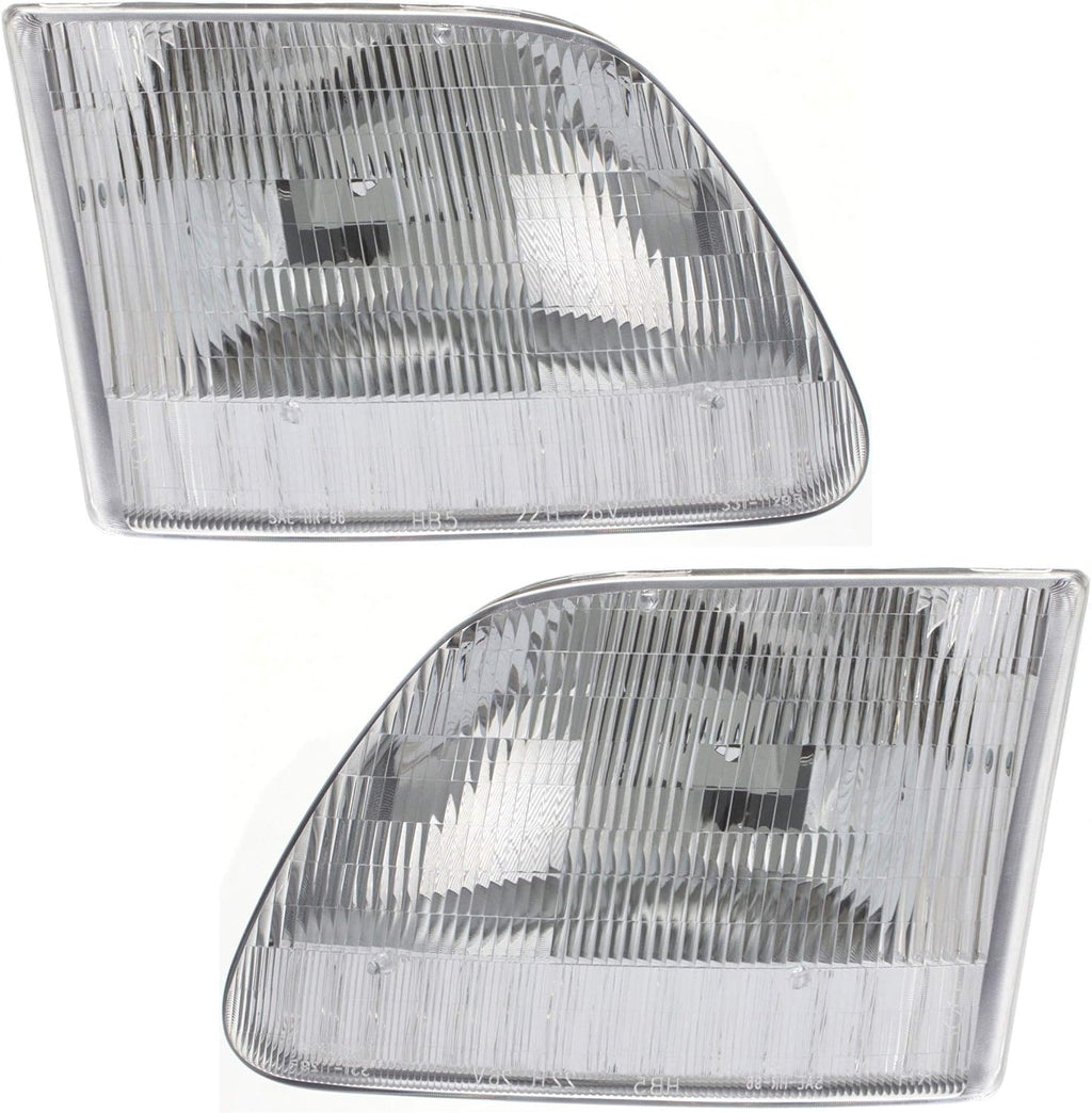 Headlight Set Pack of 2 Halogen L521737