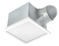 White Bathroom Fan LED Energy Star J182746