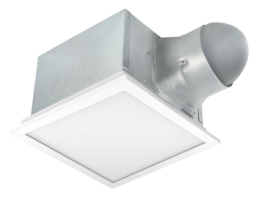 White Bathroom Fan LED Energy Star J182746