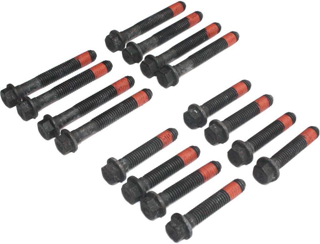 Cylinder Head Bolt Set of 16 for 3.8L OHV Engine H128