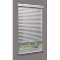 Cordless Faux Wood Blind, white, 66-3/4x22w x 5 H548
