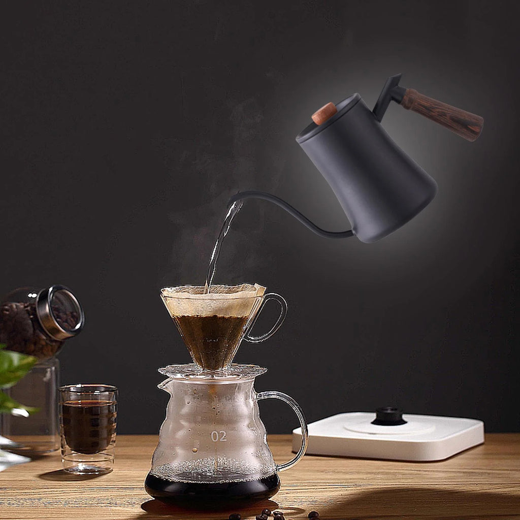 Lightweight Steel Pour Over Drip Pot Black R8500