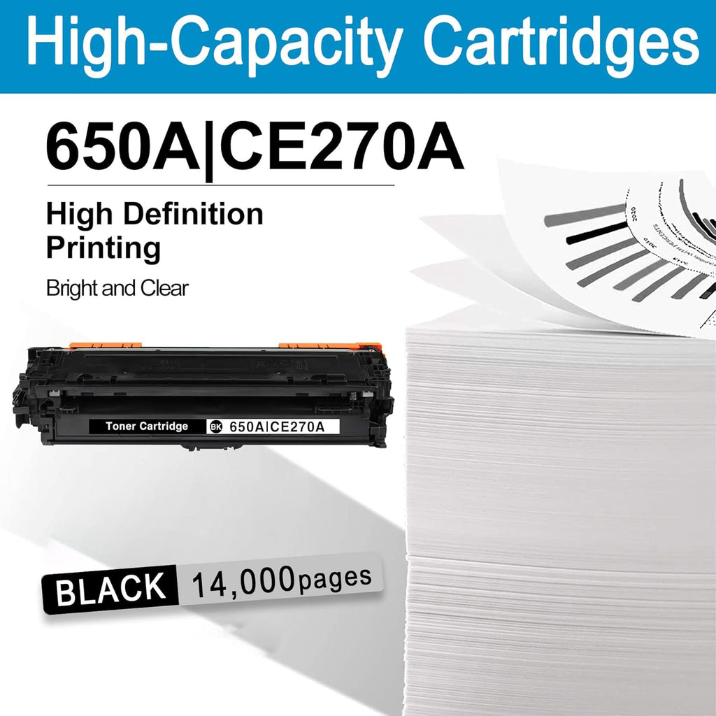 2 Pack Black Remanufactured Toner Cartridge for HP Color Enterprise Z61259