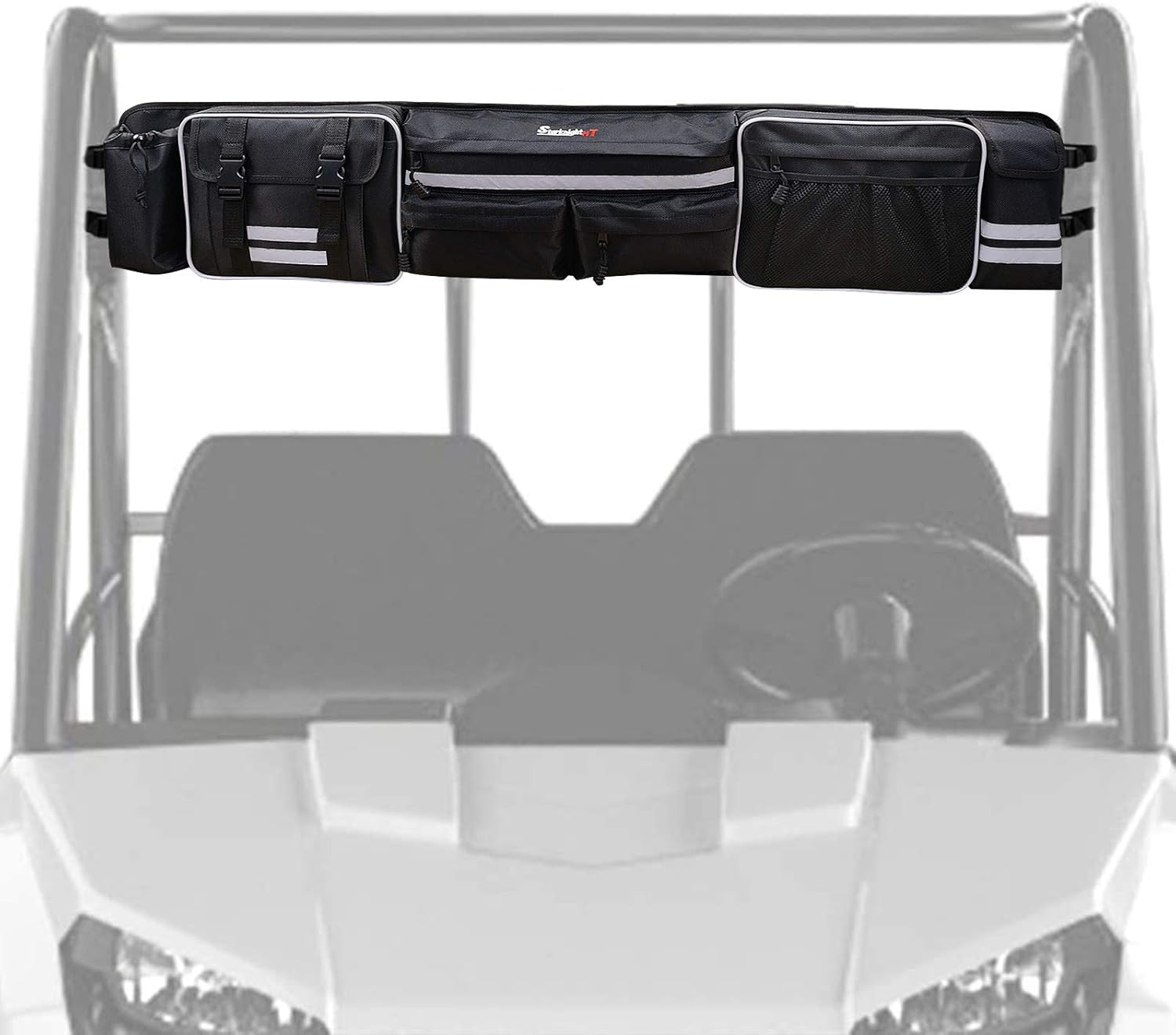 Large Roll Cage Cargo Rear Storage Bag with Reflective Strip S98035