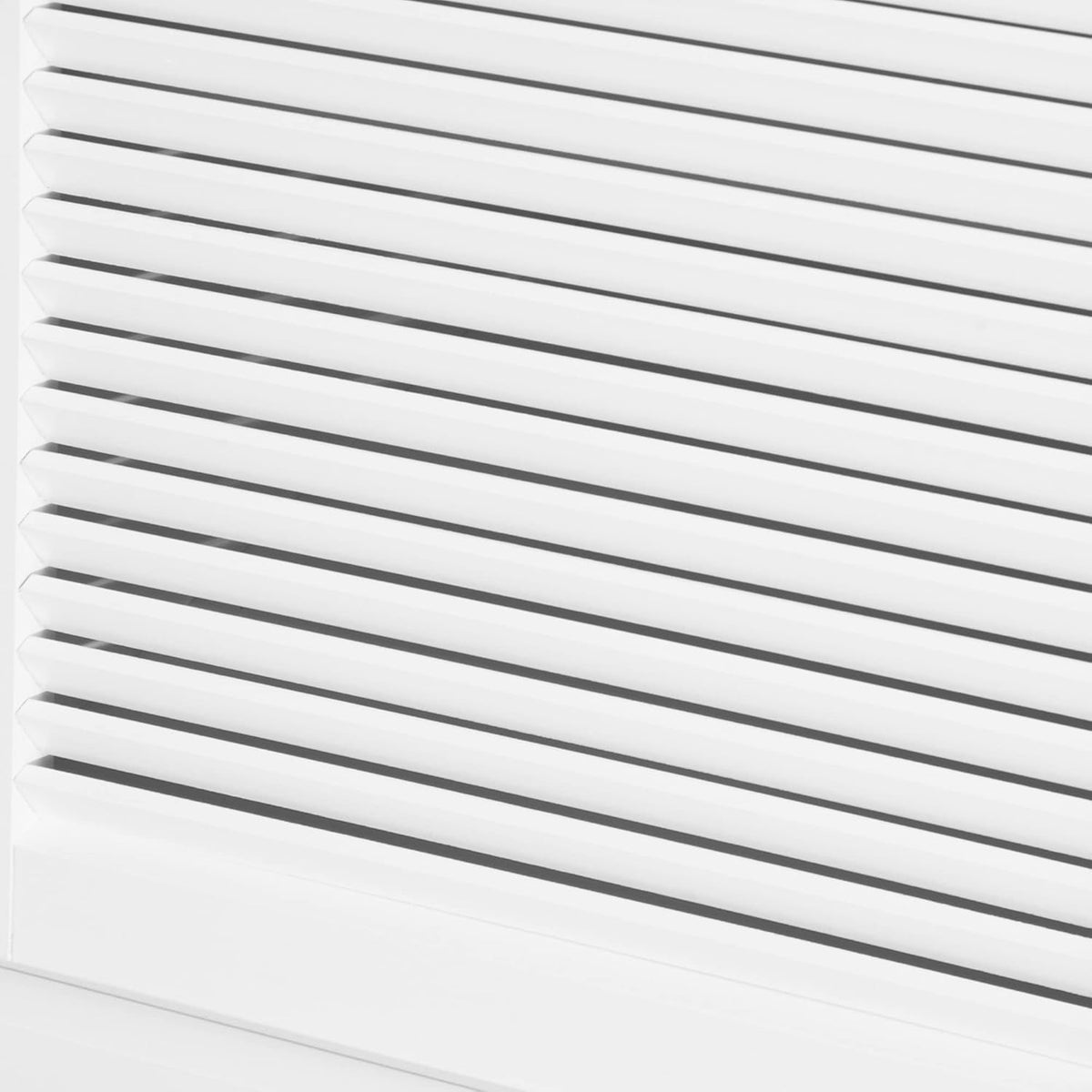 White Storage Cabinet with Drawers and Louvered Doors G308116