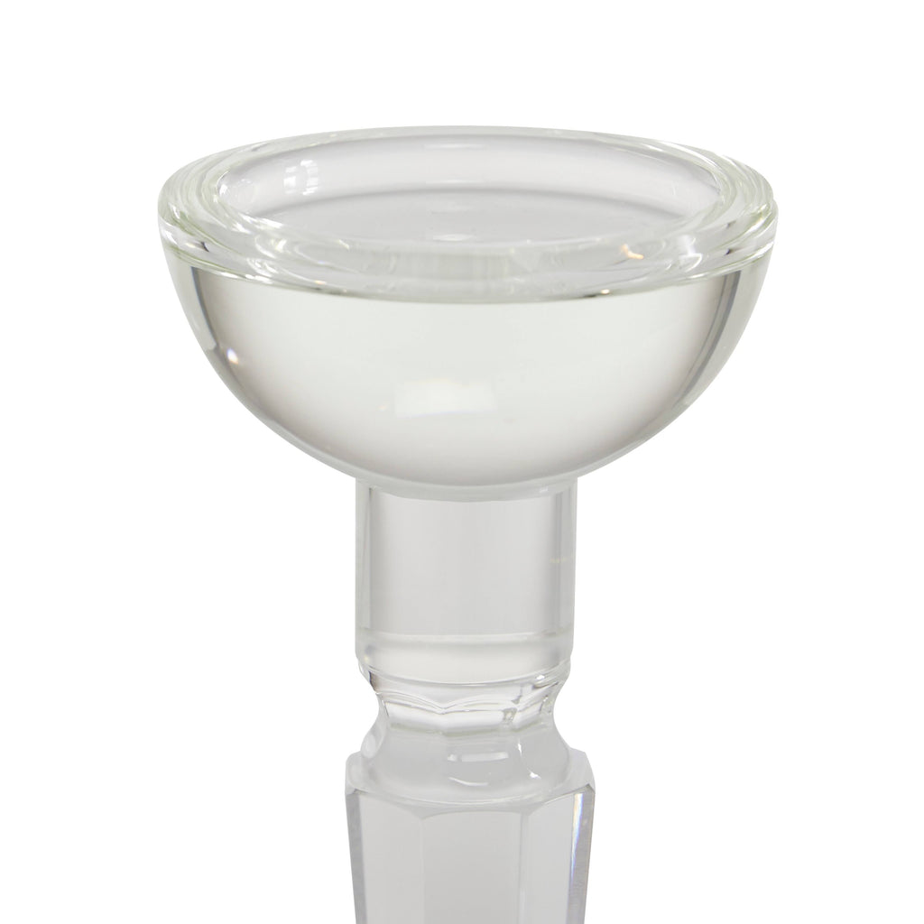 Clear Wood Candle Holder (Set of 2) B913