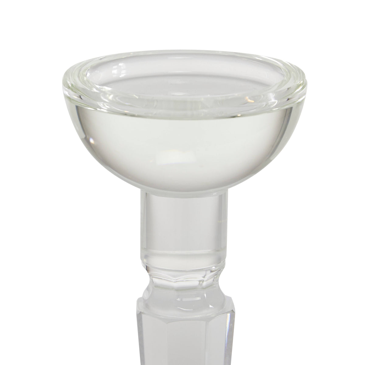 Clear Wood Candle Holder (Set of 2) B913