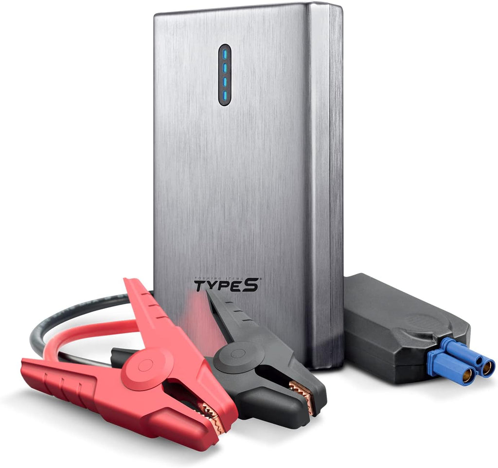 8000mAh Car Jump Start Portable Power Bank Titanium Pack of 2 R4861