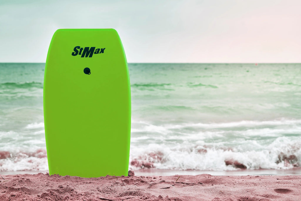 Green 38 Inch EPS Core Bodyboard with Wrist Leash H354