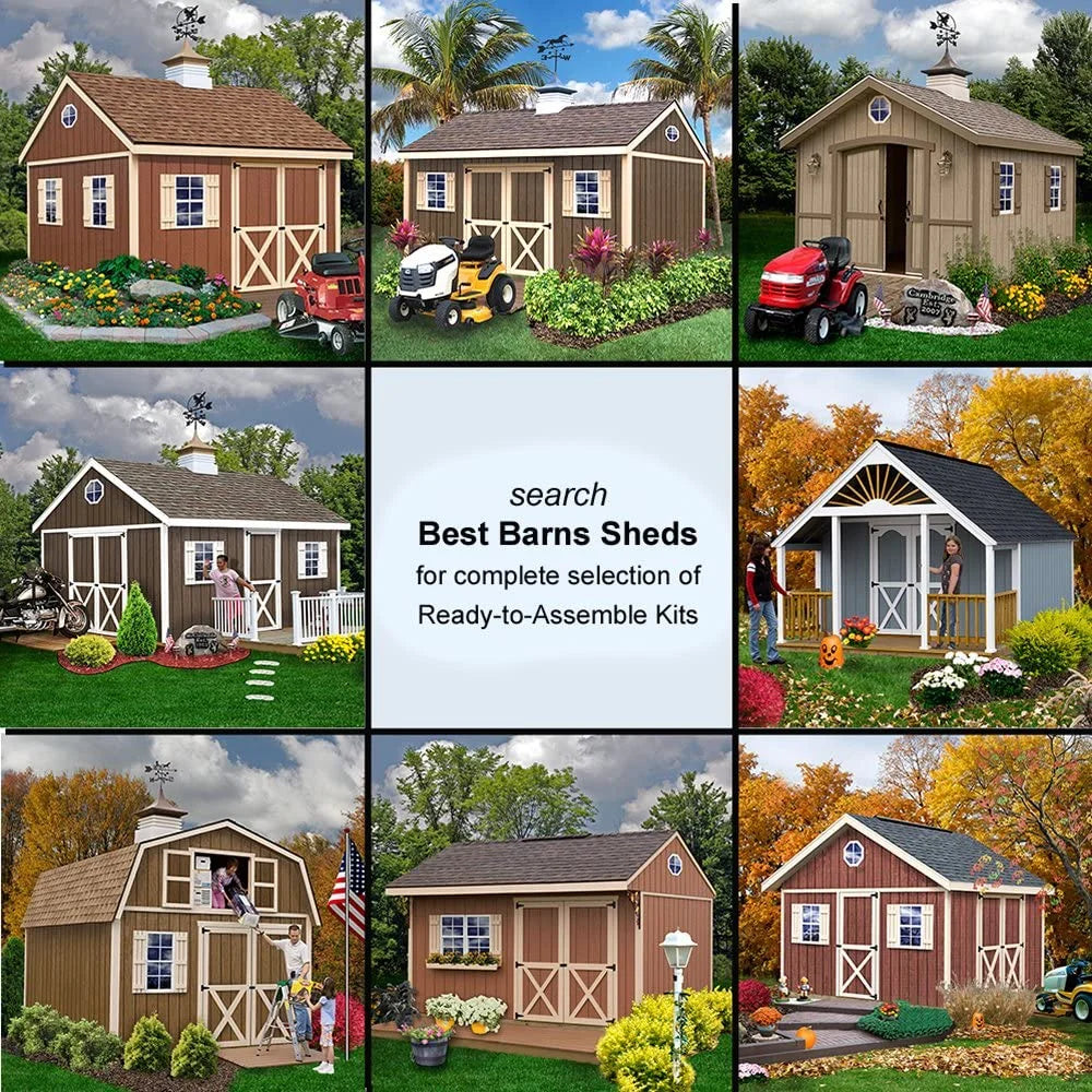 12X12 Wood Shed Kit P228