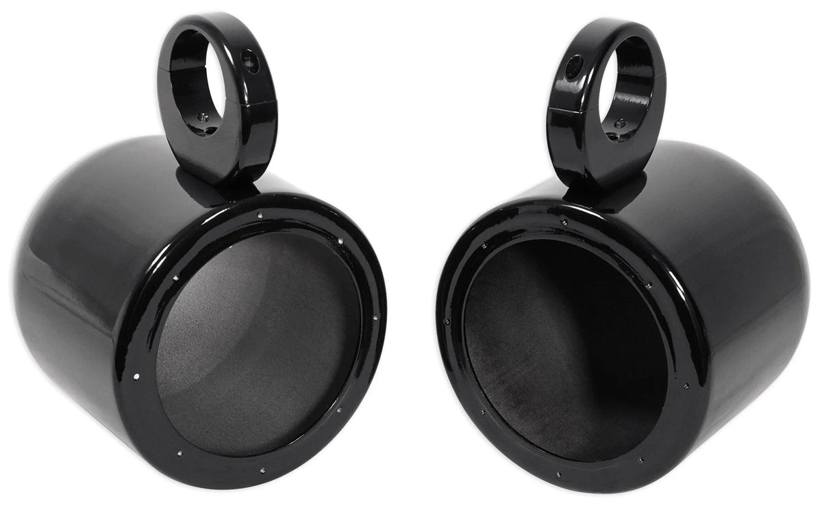 Black 6.5" Marine Boat Wakeboard Tower Speakers U852779