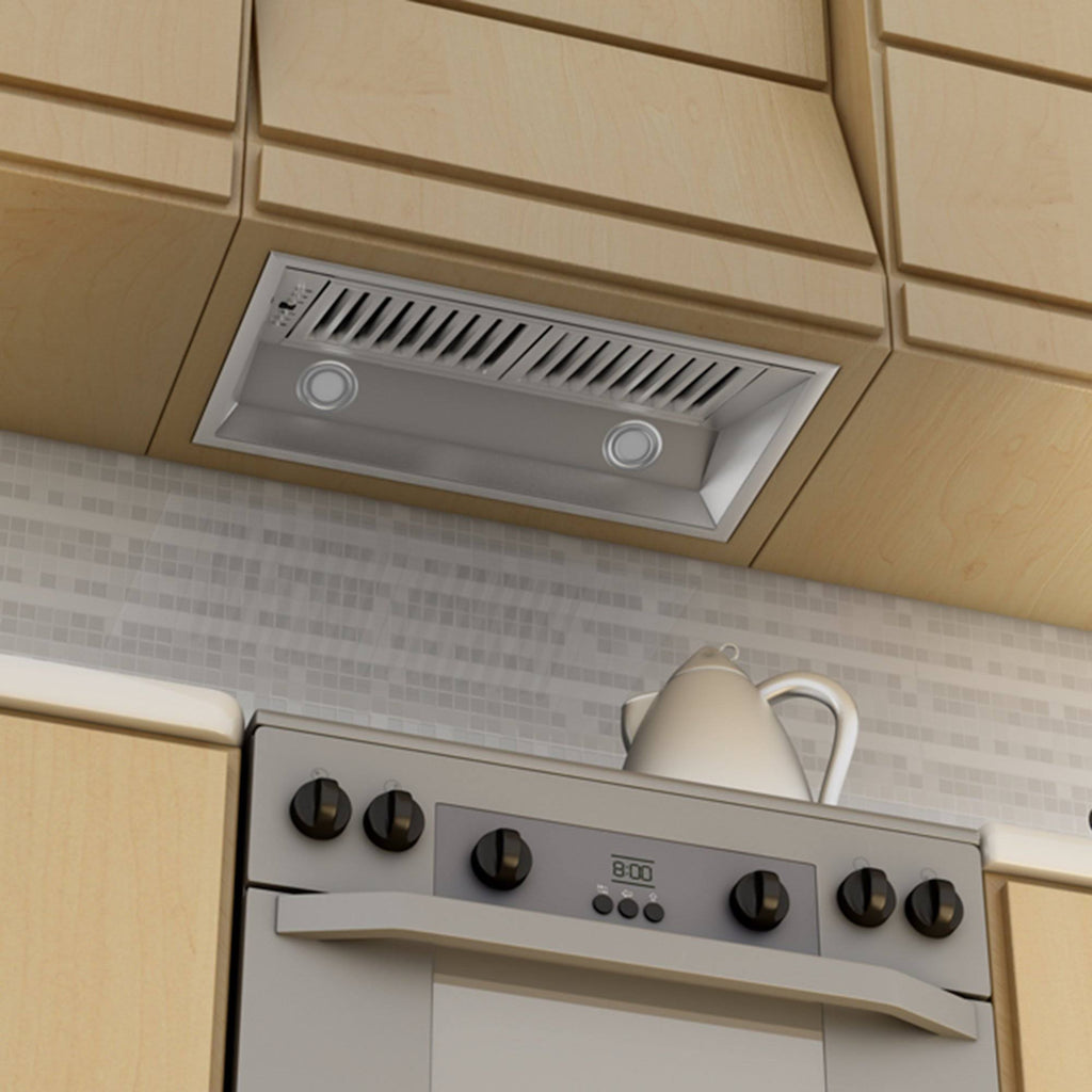 28 in. 400 CFM Remote Blower Range Hood Insert in Stainless Steel X9214