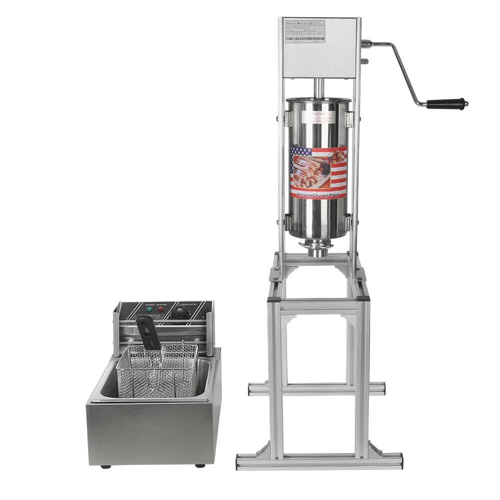 5L Vertical Manual Churrera with Deep 6L Fryer V134690