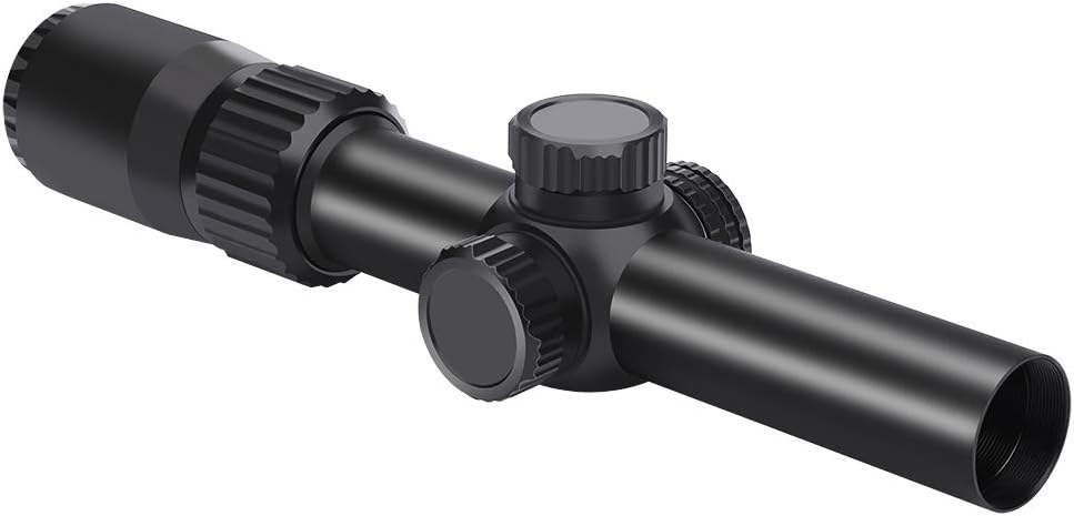 1-4x24 SFP Rifle Scope Red Illuminated Reticle Riflescopes Matte Black S243