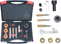 12PCS Tap and Die Set Metric and Standard Threading Tools for M12 x 1.25 M12 x 1.5 M14 x 1.5 P618