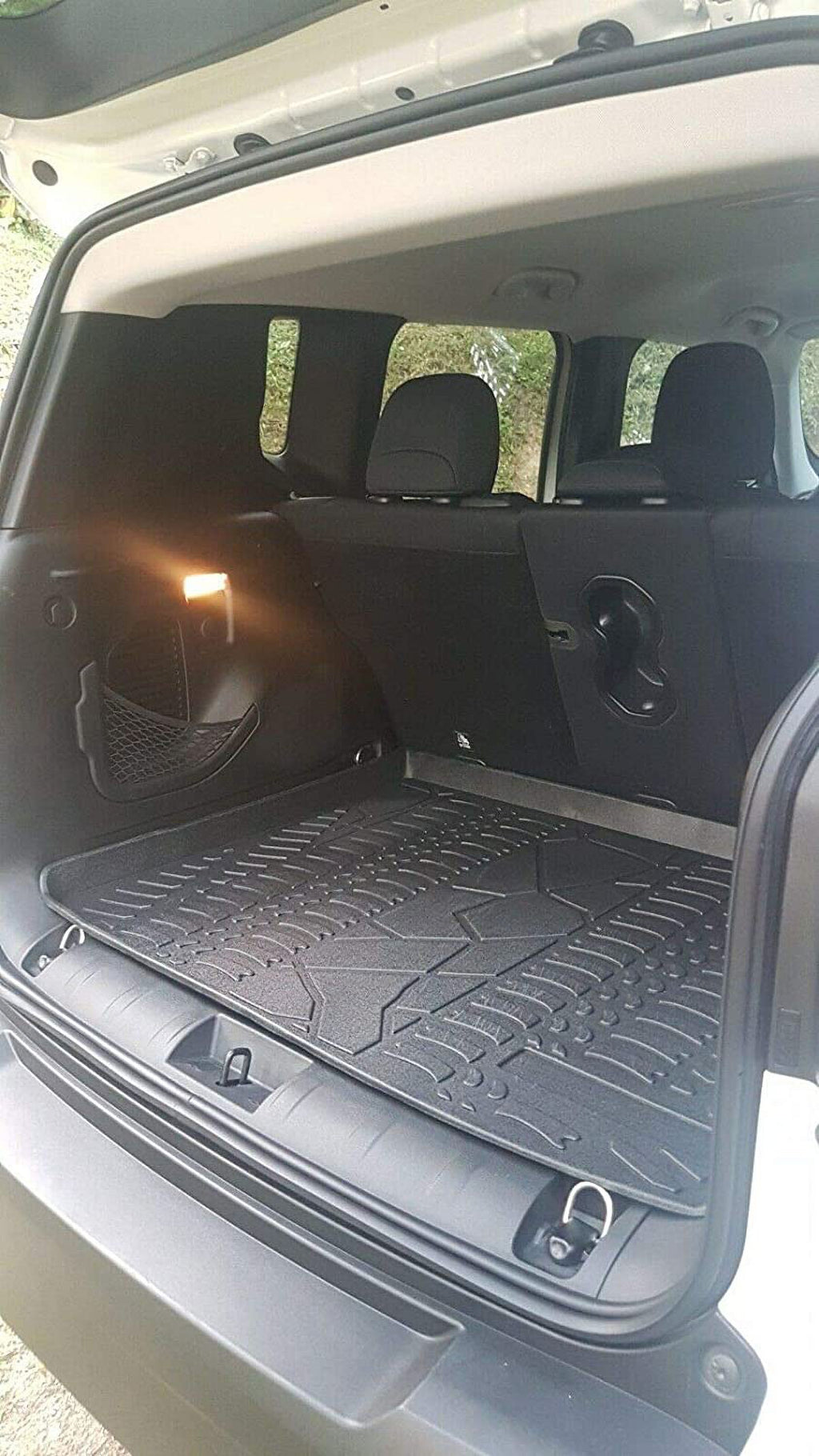 Cargo Liner Trunk Mat for Jeep Renegade 2015-2023 Weather-Resistant Rubber with Raised Lip M53167