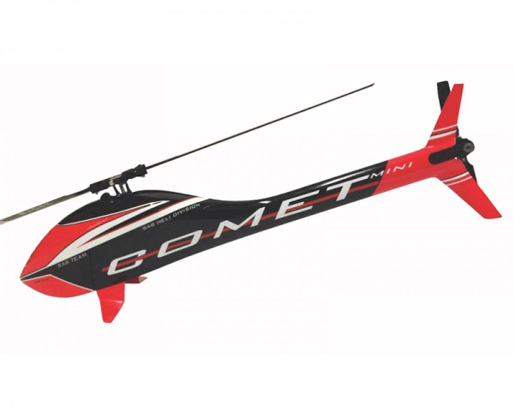 Goblin Mini Comet Black Red Helicopter with Motor and ESC V11435