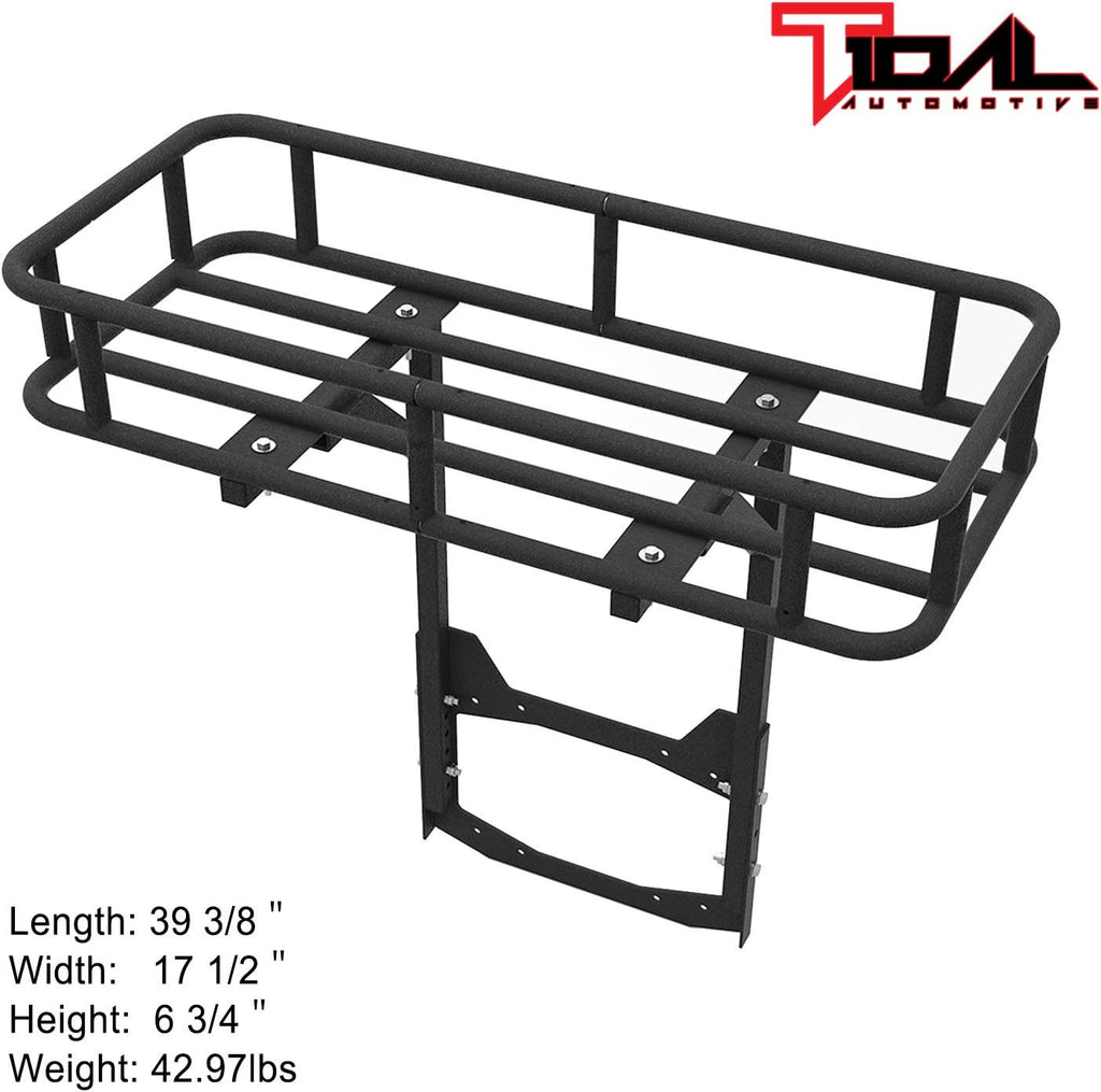 Rear Cargo Carrier Basket with Jack Mount for Wrangler JL X882