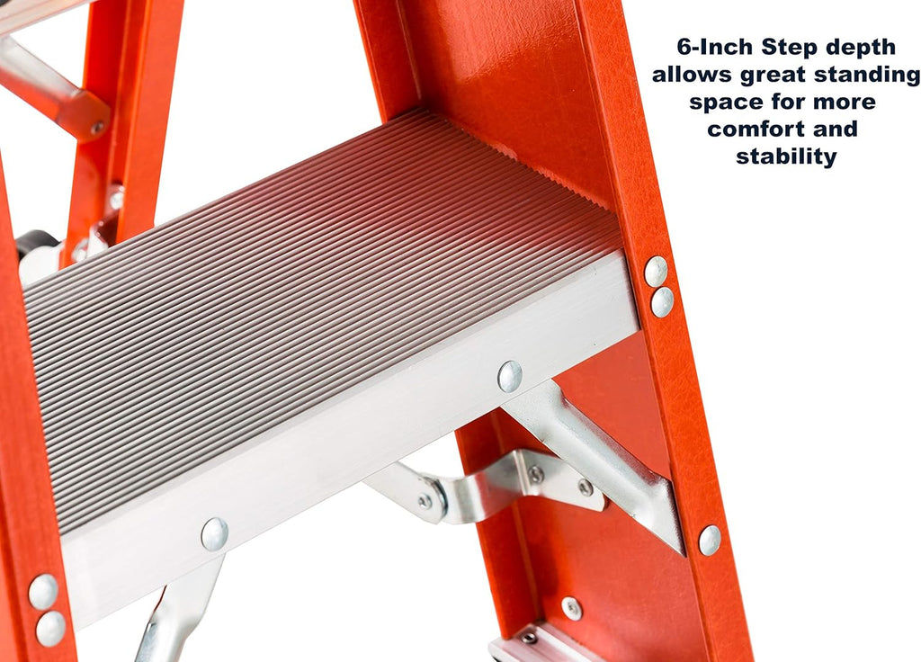 Fiberglass Step Stand, 2-Foot, Orange D70609