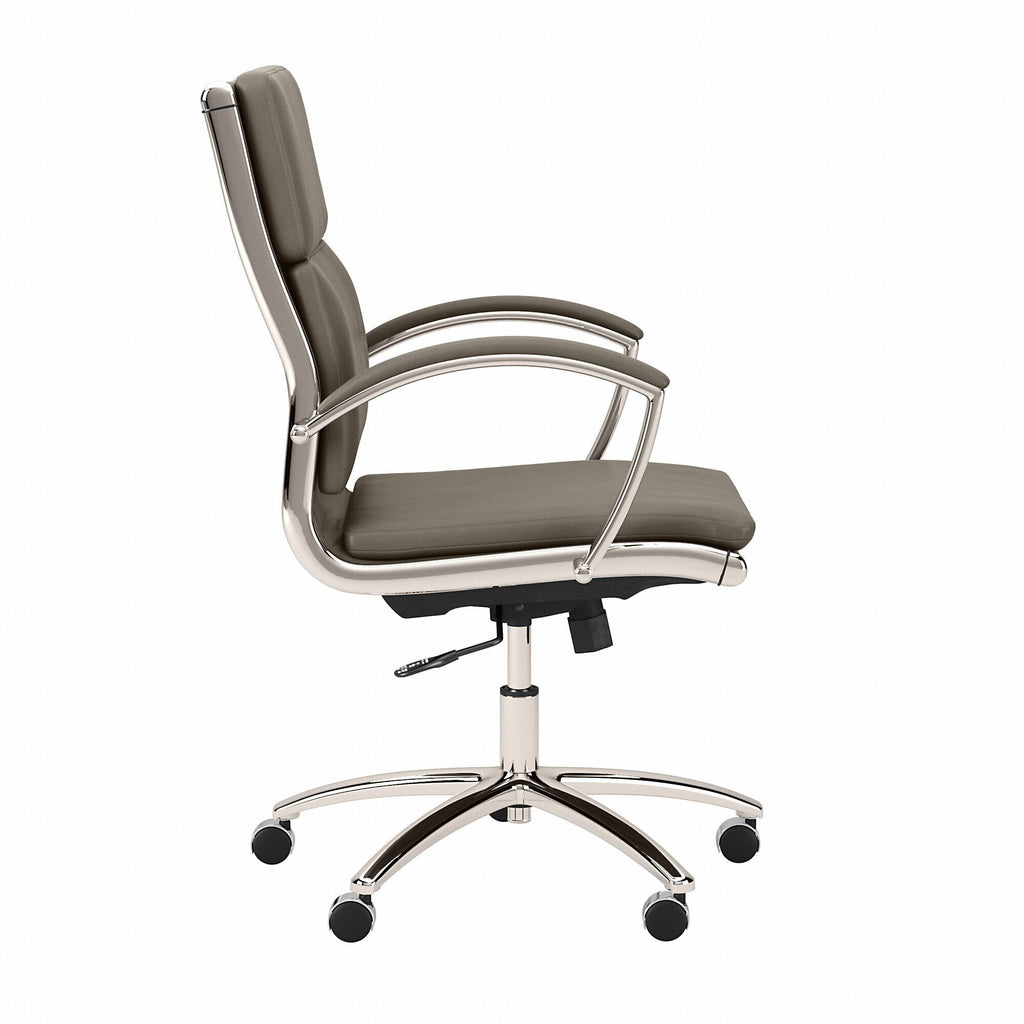 Washed Gray Leather Executive Office Chair G339126